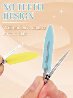 Haarspeldjes zonder plooi - Styling clips - Haar stylen - Tandeloos ontwerp - 8 stuks - Mix van kleuren — thumbnail 5