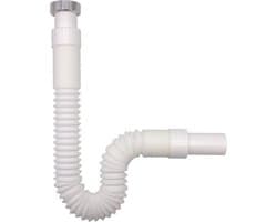 Flexibele afvoerslang 1 1/4 inch x 32 mm, Uittrekbaar van 320-880 mm voor Wastafels