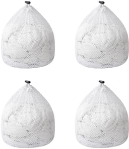 IMPERATORIS® Waszakken voor de wasmachine - Bescherming voor delicate kleding en schoenen - Wasnet van gaas - Voorkomt slijtage - Set van 4 - Wit - 40 x 30 cm — thumbnail 2
