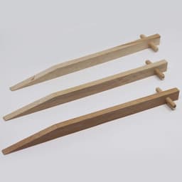 Houten Grondankers 30 cm - Milieuvriendelijke Bevestigingsankers voor Tuin en Landschap — thumbnail 3
