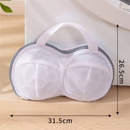 Waszak - 31*26,5 cm - Wasmachinebestendig - Met ritssluiting - Geschikt voor ondergoed - Reistas (2-pack) — thumbnail 2