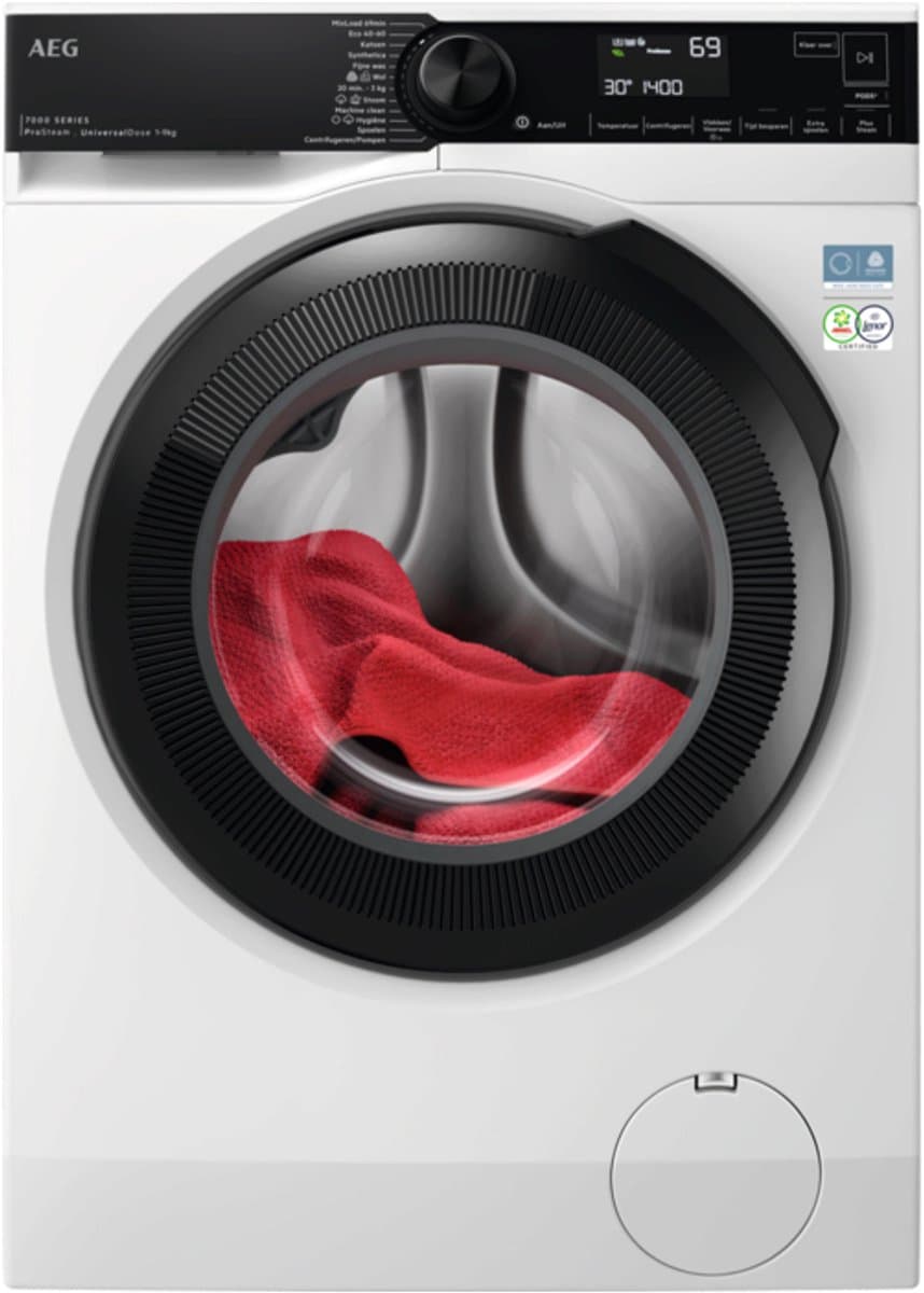 AEG LR7694EUD4 7000 serie ProSteam - 74 dB Wasmachine (9 kg, 1400 rpm, A) — afbeelding 1