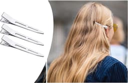 40 Stuks Pin Curl Duck Bill Clips - 6,5 cm Metalen Haarspeldjes voor Styling en Sectioning — thumbnail 4