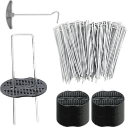 Grondankers voor Worteldoek en Tuinvlies - 50 Stuks 150 mm Lang met Bufferwasherset — thumbnail 1