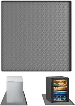 Unyqoos® Grijze siliconen mat voor bescherming van vloer onder koelkasten en apparaten — thumbnail 1