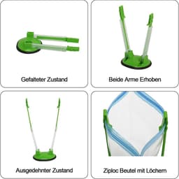 Baggy Rack set met 6 verstelbare zakhouders voor handsfree gebruik — thumbnail 5