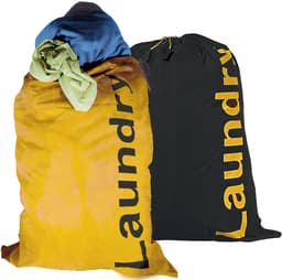Waszak Zwart 55 x 70 cm – Stevige Opbergtas voor Vuile Was & Schoenen — thumbnail 2