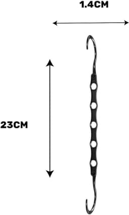 4 stuks - Multifunctionele kledingkastorganizer met 5 gaten - Compact en antislip droogrek voor kleding - Opvouwbaar en 360° draaibaar - Thuis en op reis - Ruimtebesparende 5-in-1 hanger - Draaibare magische hanger - Geschikt voor kledingkasten — thumbnail 2