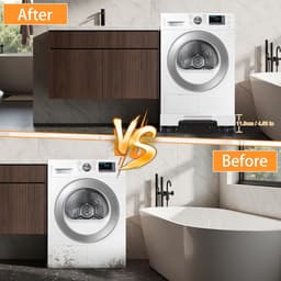 Solacis Wasmachine verhoger - Wasmachine kast - Wasmachine ombouw - Tussenstuk wasmachine droger - Wasmachineverhoger - Must have voor uw wasmachine! — thumbnail 5