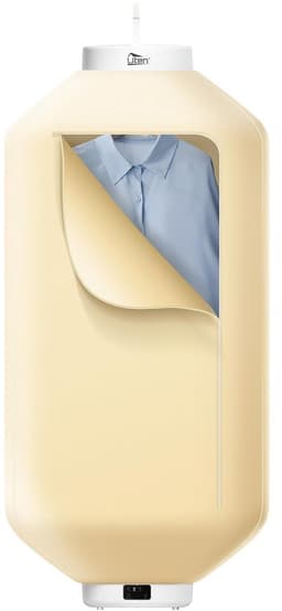 Uten Draagbare Elektrische Droger GR889-3 - Ophangbaar Design - Warmtepompdroger - 600 W - Timer 2.5H/3H/5H - Mini Wasdroger - Tot 3kg Wasgoed - Hoogte 100 cm - Beige — thumbnail 1
