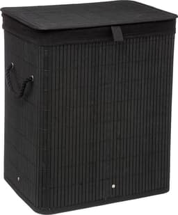 5Five Wasmand van bamboe - 60 liter - 41 x 30 x 50 cm - met deksel — thumbnail 5