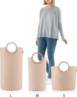 Reisenthel Loophome M Opbergmand - Wasmand - 30 L - Frame Twist Coffee Beige — thumbnail 2