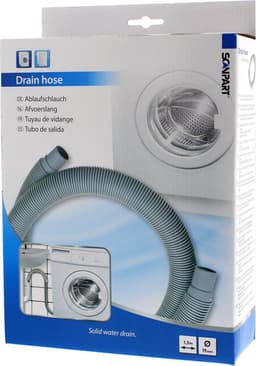 Scanpart afvoerslang 1.5 meter - Geschikt voor wasmachine vaatwasser - 19 mm en 22 mm aansluiting - Universeel — thumbnail 2