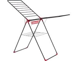 Belinay - Wasrek - Droogrek - Wasrek inklapbaar -Zwart Rood — afbeelding 1
