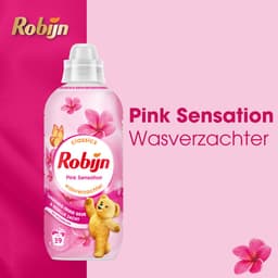 Robijn - Wasverzachter - Pink Sensation - 8 flessen - 312 wasbeurten - Voordeelverpakking — thumbnail 3