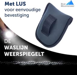 Mini Outdoor Waslijn - reistassen - voor camping en balkon - 1 stuk - zwart - 2 m — thumbnail 2