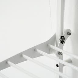 Foxydry Wall 152 cm White - droogrek wandmontage -bediening links- Witte kleur - 152 x 52 x 137 cm — thumbnail 3