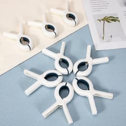Wasknijpers handdoekklemmen windbestendig kunststof groot voor dagelijks gebruik - set van 9 stuks — thumbnail 4