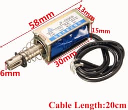 Elektromagneet Solenoids DC6V pull type JF-0530B — thumbnail 2