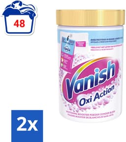 Vanish Oxi Action - Vlekkenverwijderaar Poeder - Witte Was - 710 Gram - Voordeelverpakking - 2 stuks — thumbnail 1