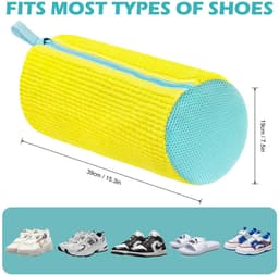 Ibenzoa® Duurzame Schoenzakken Set voor Wasmachine en Droger, 2 Stuks, 37 x 19 cm — thumbnail 2