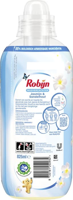 Robijn Classics Jasmijn & Sandelhout Wasverzachter - 8 x 33 wasbeurten - Voordeelverpakking — thumbnail 3