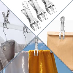 Goodivery ® Roestvrijstalen Wasknijpers voor Grote en Zware Stoffen – Set van 10 Stuks — thumbnail 3