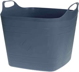Flexibele kuip - 40L - kunststof - blauw - emmer - wasmand — thumbnail 1