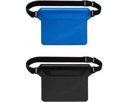2 stuks waterdichte tassen verstelbare riem mobiele telefoon case voor water