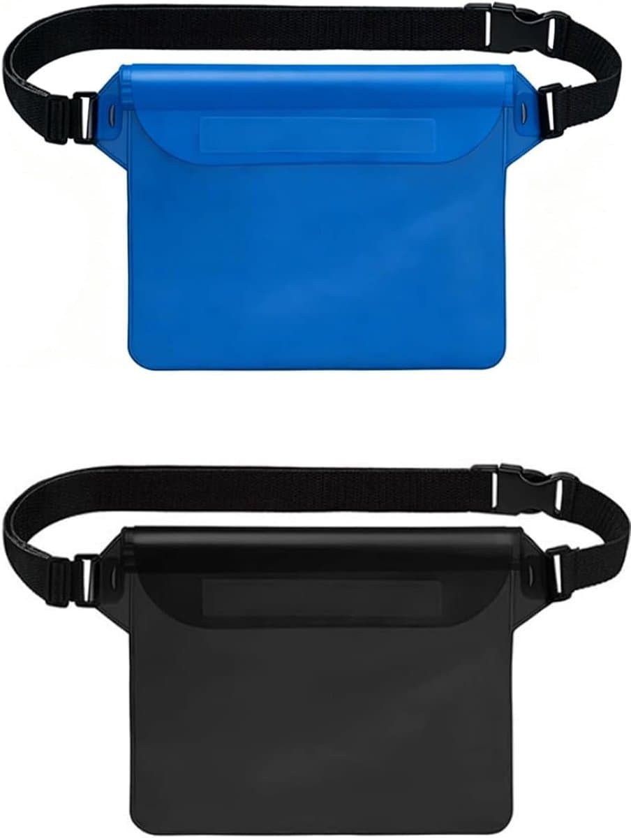 2 stuks waterdichte tassen verstelbare riem mobiele telefoon case voor water — afbeelding 1