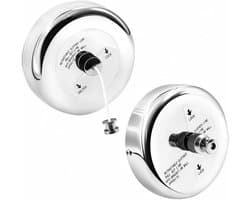 2PACK Retractable Clothesline SUS304 Clothesline Tumble Dryer with Adjustable Rope String Hotel Style Wall Mounted - ShopVlot