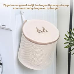 3-Pack Waszakken voor Bh's met Premium Rits, Duurzaam en Beschermend, Ideaal voor Wasmachine en Sokken — thumbnail 3