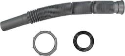 Flexibele afvoerslang voor wastafel met 45mm vrouwelijke schroefdraad, uitrekbaar van 370mm tot 700mm, sanitair onderdelen, afvoeroplossing, waterafvoeraccessoires — thumbnail 2