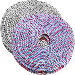 2 Pack Verstelbare & Winddichte Waslijn, 5m Outdoor/Indoor Intrekbare Droogtouw voor Wasserij, Beddengoed, Camping Accessoires — thumbnail 1