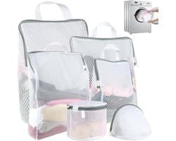 Wasnet Set - Wit - 50 x 60 cm - Polyester - Voor Diverse Kleding