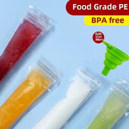 Ijsvormzakken - Transparant - 20 Stuks - BPA-vrij Plastic - Voor IJs- en Snoep Snacks — thumbnail 4