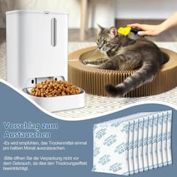 12 porties vochtabsorberend voor Petkit 5L voederautomaat, zeer efficiënt droogmiddel voor katten- en hondenvoerautomaten — thumbnail 5