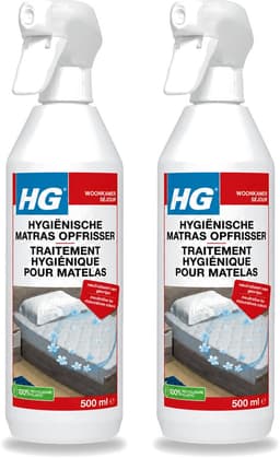 2 x HG - Hygiënische Matras Opfrisser - Werkt Na 30 Minuten - Neutraliseert Nare Geurtjes - 500 ml - Voordeelverpakking - 2 stuks — thumbnail 1