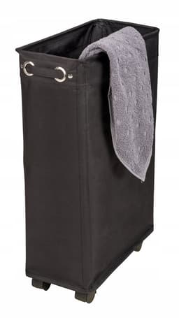 Merkloze Polyester Wasbox Zwart 43L - Compact & Mobiel — thumbnail 4
