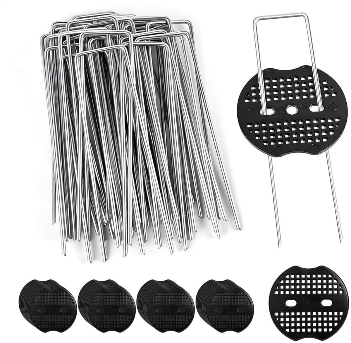 Set van 40 U-vormige Grondankers voor de Tuin — afbeelding 1