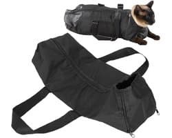 Honden- en kattenwaszak voor verzorging, nagelknippen en baden zonder krassen, anti-scratch mesh tas voor huisdieren