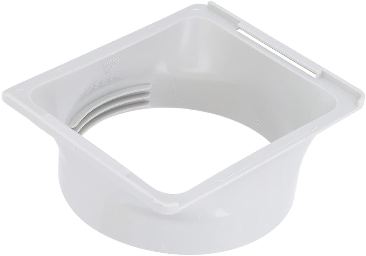 Dailygoods - Afvoerslangadapter - Verbinding voor airconditioning - Wit - Airco afvoerslang koppeling - Geschikt voor 150 mm slang - Verbindingsstuk v... — afbeelding 1