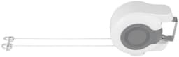 Dailygoods- Waslijn Intrekbaar Automatisch Rolsysteem - Wanddroogrek - PVC-draad - 2x12,8 m - Duurzaam - Verstelbare Lijnen - Wasdroger — thumbnail 4