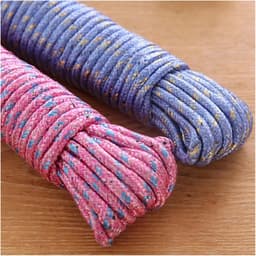 Draagbare Waslijn - Outdoor Kledinglijn - Drogen Buiten - Antislip Nylon - 10 Meter - Willekeurig — thumbnail 2