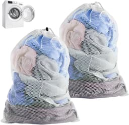 Dailygoods- Waszakken Groot - 2 Stuks - Ademend Mesh - Herbruikbaar — thumbnail 2