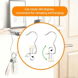 Dailygoods- Wasknijpers Roestvrij Staal - Set van 60 - Duurzaam - Compact 10.5 x 2.3 cm - Ideaal voor Binnen/Buiten - Stevige Veer - Knijpers — thumbnail 2