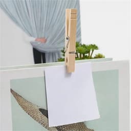 Houten wasknijpers - Kleine clips - Kleding drogen - Multifunctioneel gebruik - 400 stuks - Houtkleur — thumbnail 2