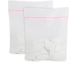 Dailygoods- Wasnet Set van 2 - 50 x 60 cm - Premium Waszak - Bescherming Tegen Vervorming - Antislip Ritssluiting - Hoogwaardige Polyester