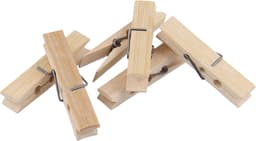 Houten Wasknijpers Set van 400 Stuks, 6x1cm Kledingclips voor Kleding, Sokken, Foto's en Knutselen — thumbnail 2