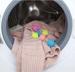 Ballen Wassen Ballen Set, Wasdroger Ballen, voor Non-Smelt Nieuw Zacht Materiaal, 20 stks (Willekeurige Kleur) — thumbnail 4